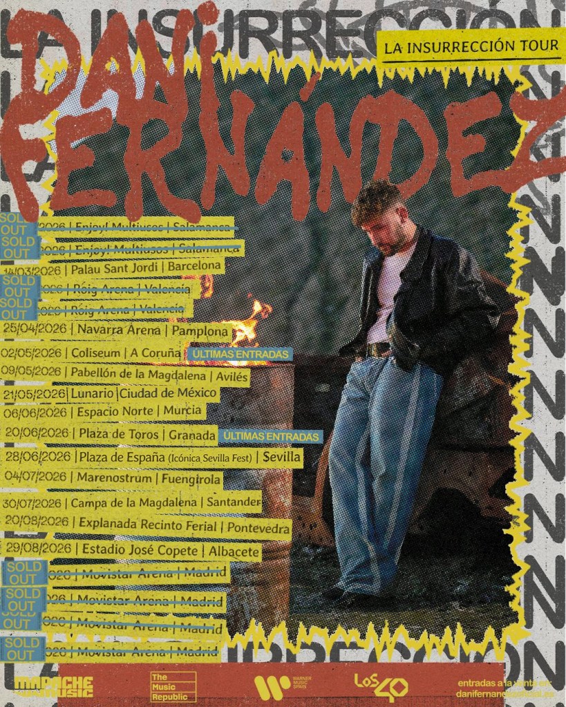 La gira de Dani Fernández incorpora sonido multicanal y pantallas LED automatizadas en un despliegue técnico de gran escala.