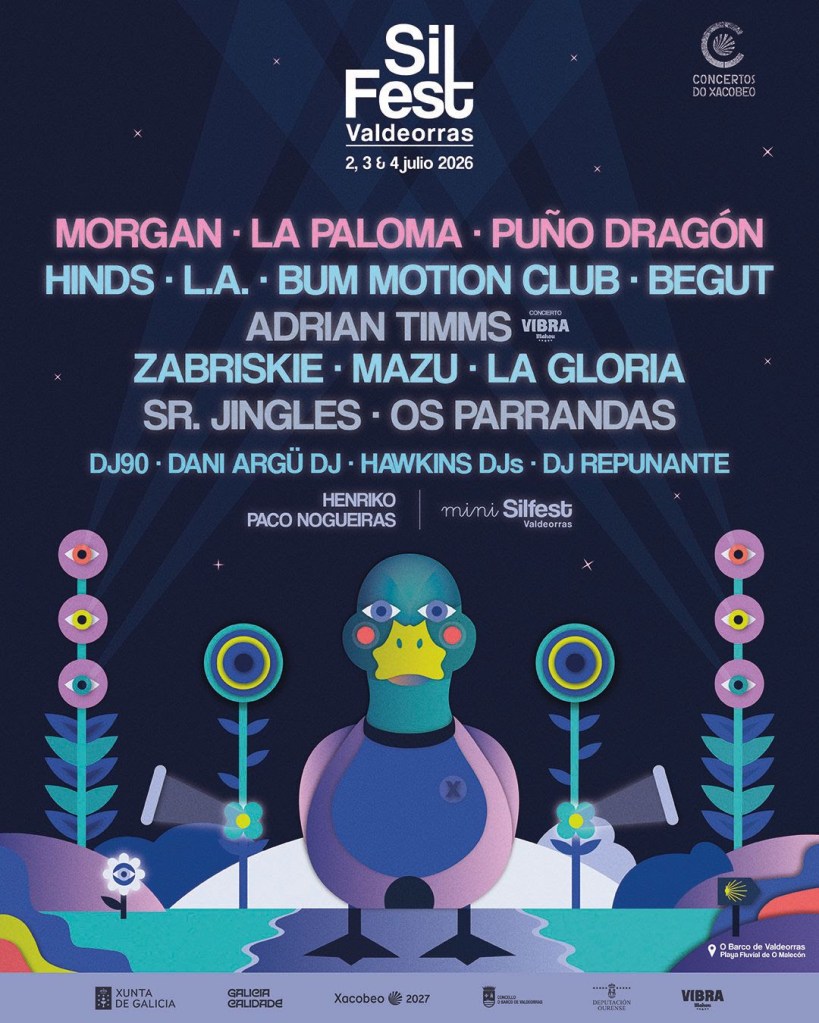 SilFest Valdeorras, festival O Barco de Valdeorras, festivales Galicia 2026, música en directo Galicia, festival río Sil, playa fluvial Ourense, festivales verano 2026, Morgan SilFest, Hinds festival Galicia, La Paloma concierto, turismo Valdeorras, festival boutique España, festivales naturaleza España, acampada gratuita festival, camper festival Galicia, D.O. Valdeorras, vino Valdeorras, kayak río Sil, festivales slow life, ocio verano Galicia, conciertos Ourense 2026, MiniSilFest, festival familiar Galicia, escapadas verano Galicia, música y naturaleza España