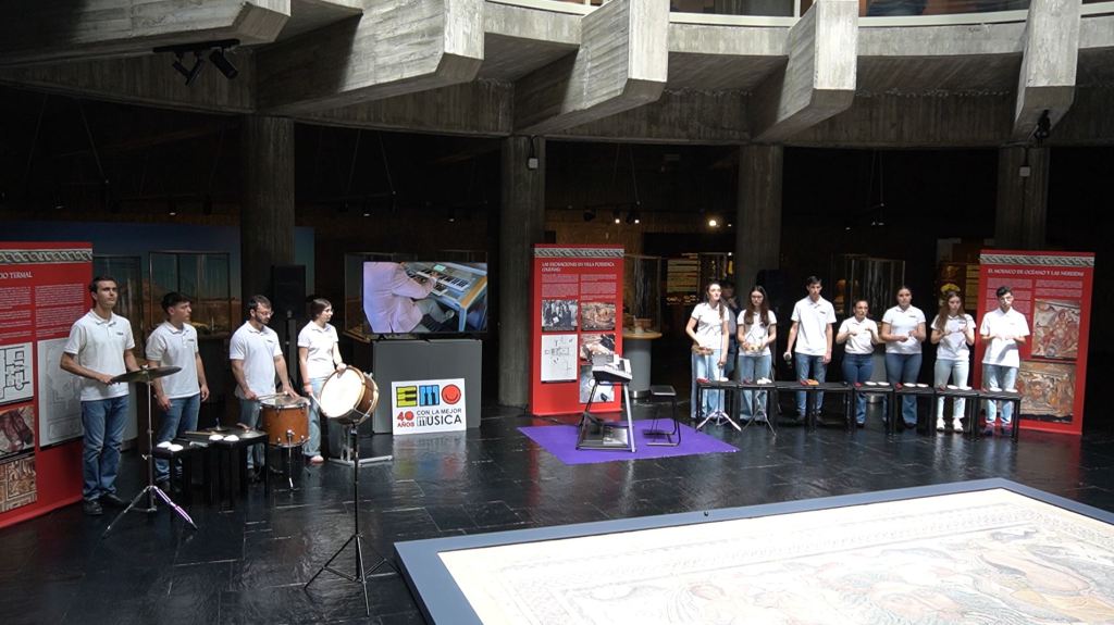Cuarenta alumnos de la Escuela Ortega llenaron de música el Museo de Palencia en el Día Internacional de los Museos 2026.