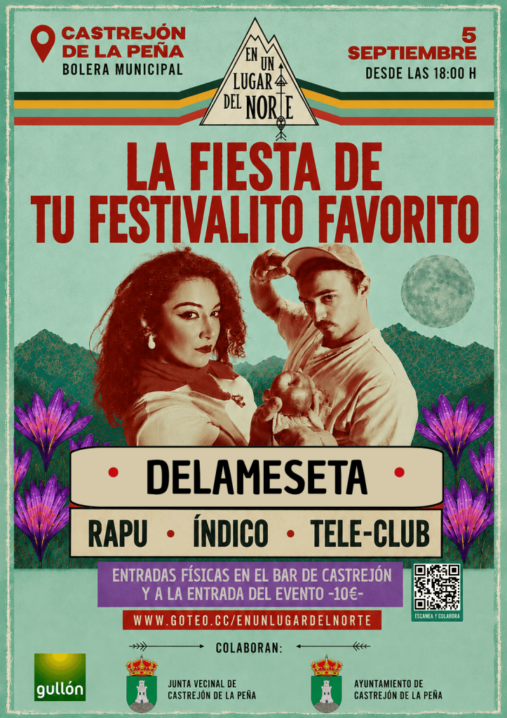 En un Lugar del Norte, crowdfunding En un Lugar del Norte, Montaña Palentina, cultura rural Palencia, Castrejón de la Peña, festival En un Lugar del Norte, Cervera de Pisuerga, BPM Cultural, crowdfunding cultura, mecenas cultura rural, Delameseta, Tele-club, Índico, festivales Palencia, cultura Montaña Palentina